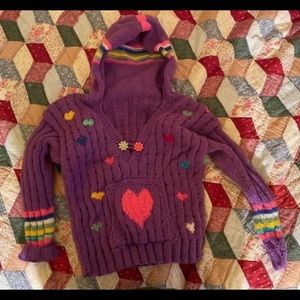 Hand made sweater approximately size 6